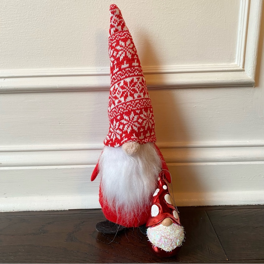 Holiday Gnome Set - Weighted Plush & Ornament